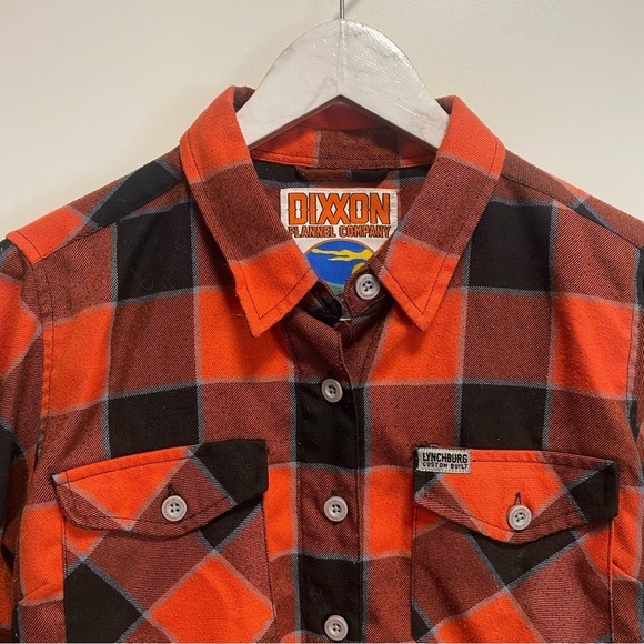 DIXXON Hill City Collaboration With Lynchburg HARLEY DAVIDSON Flannel Medium - Picture 2 of 9